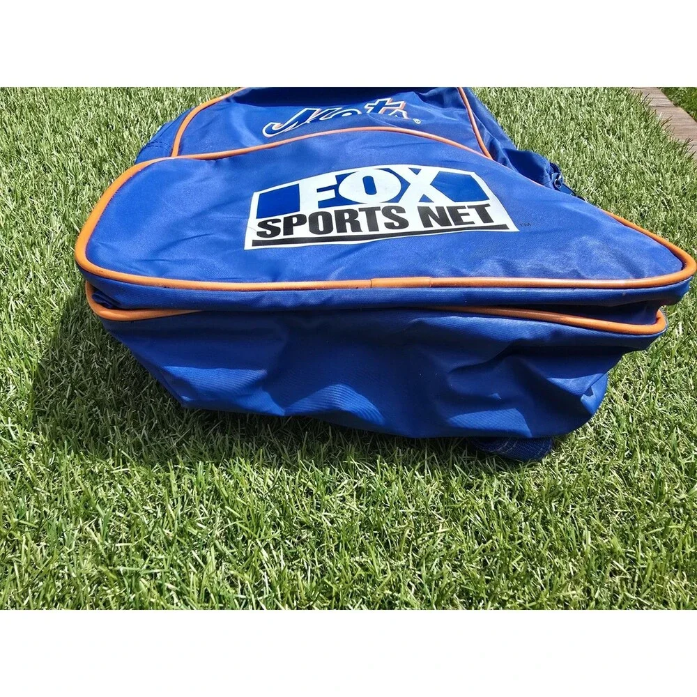 NY NEW YORK METS Blue Backpack Bookbag Fox Sports Net